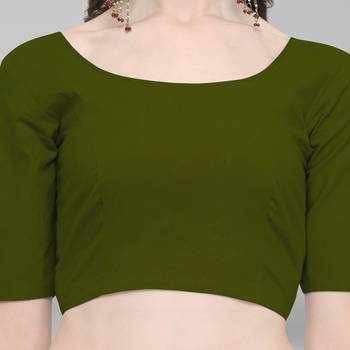 Women's Cotton Lycra Stitch Blouse 4