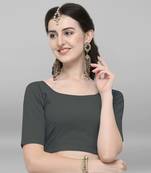 Janasya Women's Cotton Lycra Stitch Blouse