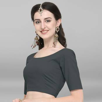 Janasya Women's Cotton Lycra Stitch Blouse 2