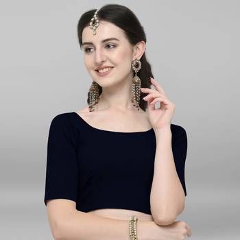 Janasya Women's Cotton Lycra Stitch Blouse 1