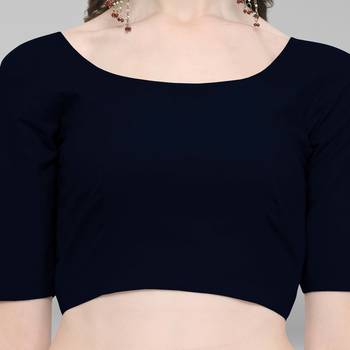 Janasya Women's Cotton Lycra Stitch Blouse 4