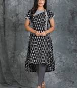 Ikkat Textured Cotton Kurti