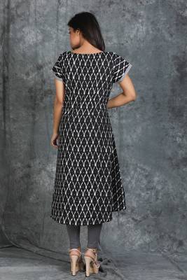 Ikkat Textured Cotton Kurti 2