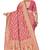 Peach Woven Art Silk Saree With Blouse