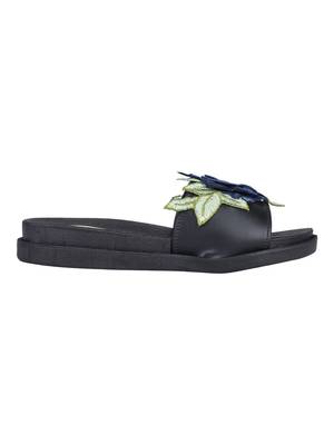leatherette Stylish Fancy black Platform Sandal For Women 2
