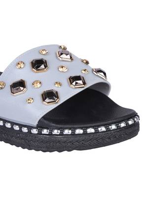 leatherette Stylish Fancy pink Platform Sandal For Women 5