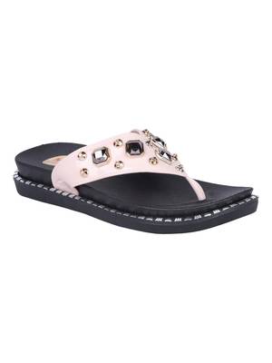 leatherette Stylish Fancy white Platform Sandal For Women 1