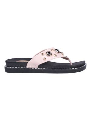 leatherette Stylish Fancy white Platform Sandal For Women 2