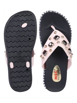 leatherette Stylish Fancy white Platform Sandal For Women 4