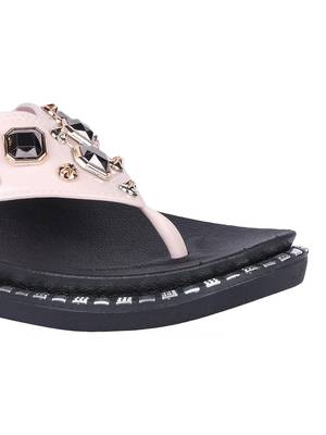 leatherette Stylish Fancy white Platform Sandal For Women 5