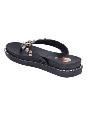 leatherette Stylish Fancy white Platform Sandal For Women 3