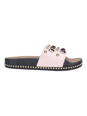 rubber Stylish Fancy Pink Platform Sandal For Women 2