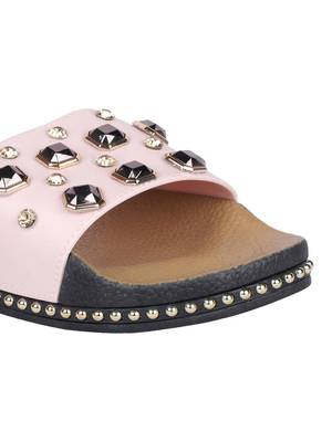 rubber Stylish Fancy Pink Platform Sandal For Women 5