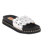 rubber Stylish Fancy white Platform Sandal For Women