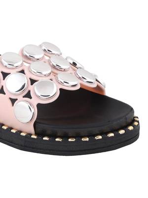 rubber Stylish Fancy white Platform Sandal For Women 5