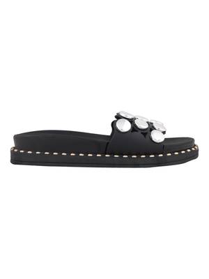 rubber Stylish Fancy black Platform Sandal For Women 2