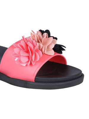rubber Stylish Fancy Pink Platform Sandal For Women 5
