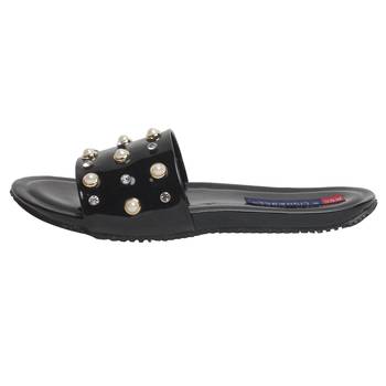 Women Black Synthetic Flats 3