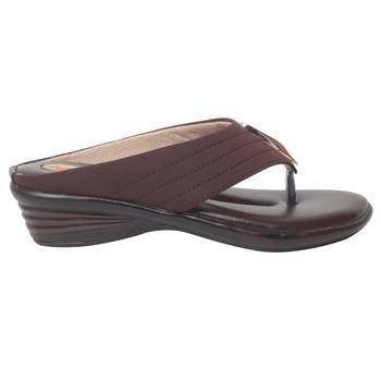Women Brown Synthetic Sandal 2