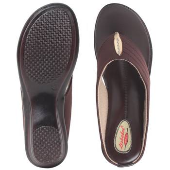 Women Brown Synthetic Sandal 5