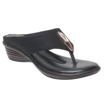 Women Black Synthetic Sandal 1