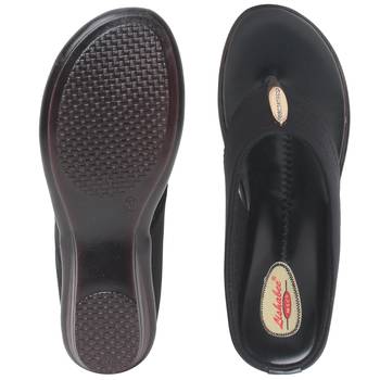 Women Black Synthetic Sandal 5
