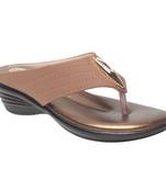 Women Beige Synthetic Sandal