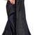 Navy Blue Embroidered Satin Saree With Blouse