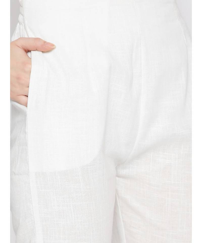 Blue printed Cotton Kurta and Pant Set