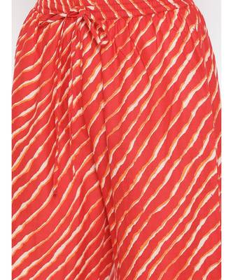 Yellow printed Cotton Kurta Palazzo and Dupatta Set 3