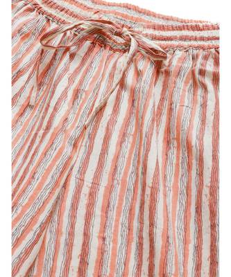 Peach printed Cotton Kurta and Palazzo Set 6