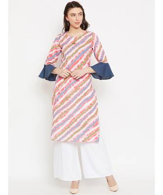 Multi printed Cotton Kurta and Palazzo Set 1