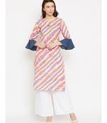 Multi printed Cotton Kurta and Palazzo Set