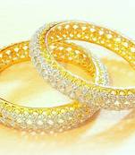 Fine ad stud bangles