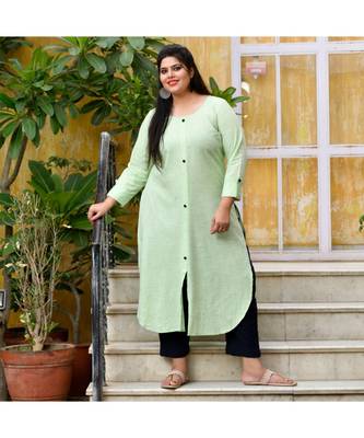 Mint green long kurta 3