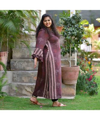 Jawta long Aline silt kurta 3