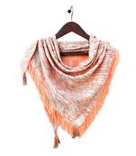 Triangle Stole With Spider Web Design