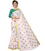 Women   s Pure Heavy Linen Cotton Designer Saree with Printed Butaa