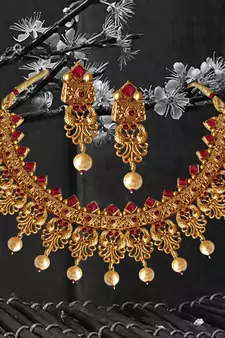 Ruby ruby  necklace-sets