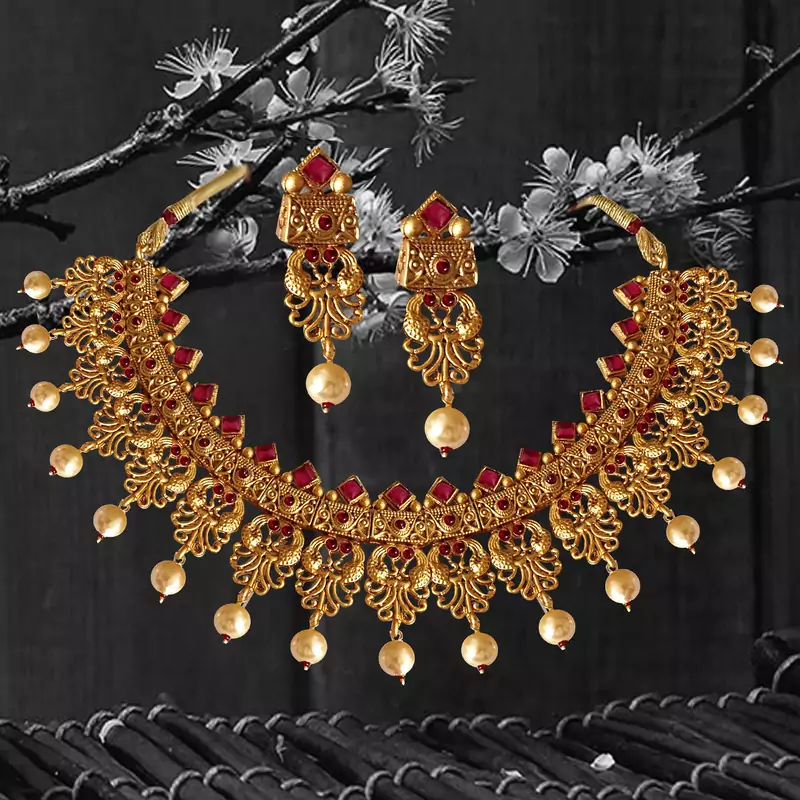 Ruby ruby  necklace-sets