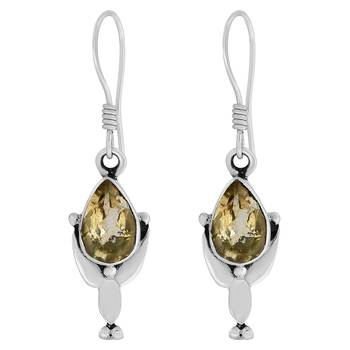 Yellow Citrine Earrings 1