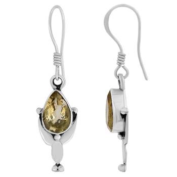 Yellow Citrine Earrings 2