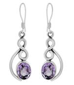 Purple Amethyst   Earrings