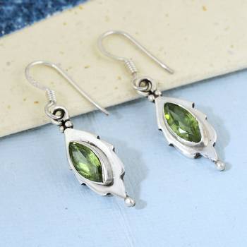 Green Peridot   Earrings 3