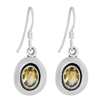 Yellow Citrine Earrings 1