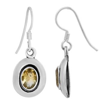 Yellow Citrine Earrings 2