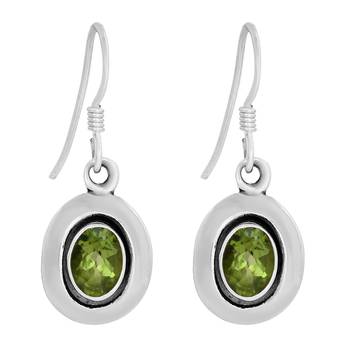 Green Peridot   Earrings 1