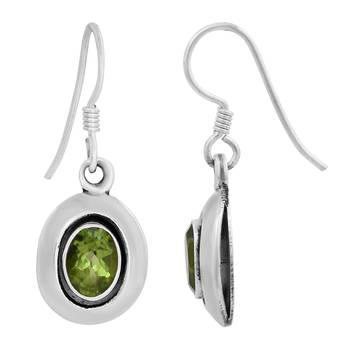 Green Peridot   Earrings 2