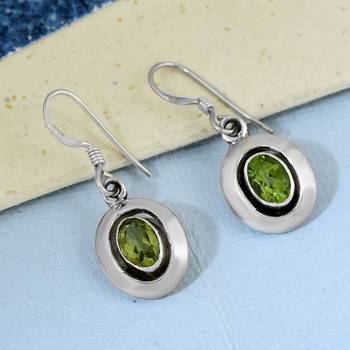Green Peridot   Earrings 3