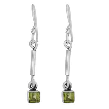 Green Peridot   Earrings 1